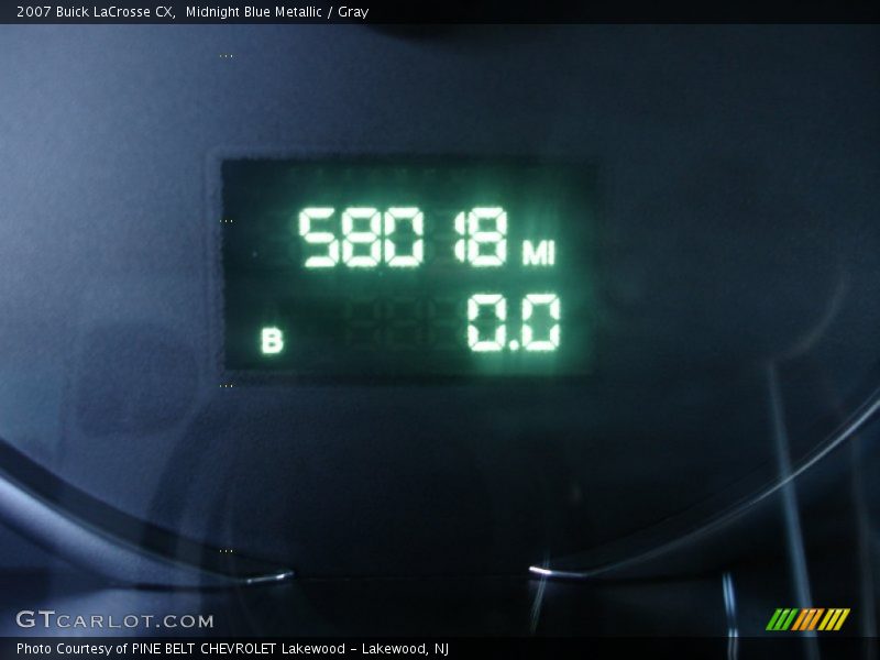 Midnight Blue Metallic / Gray 2007 Buick LaCrosse CX