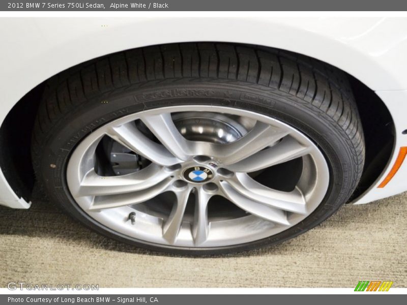Alpine White / Black 2012 BMW 7 Series 750Li Sedan