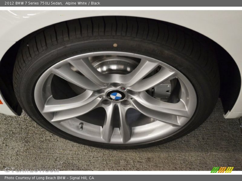 Alpine White / Black 2012 BMW 7 Series 750Li Sedan