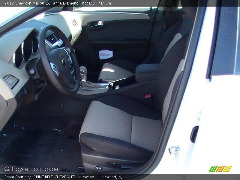 White Diamond Tricoat / Titanium 2012 Chevrolet Malibu LS