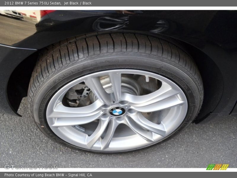 Jet Black / Black 2012 BMW 7 Series 750Li Sedan