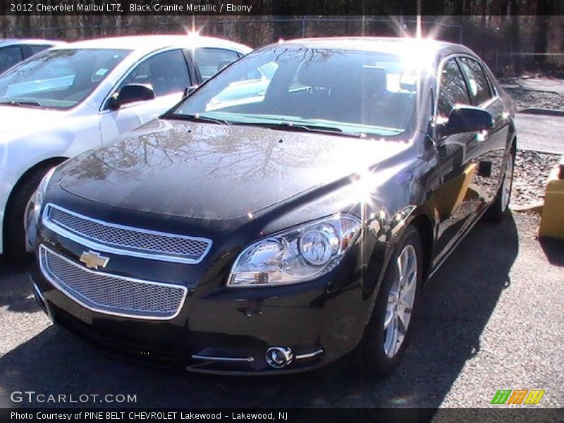 Black Granite Metallic / Ebony 2012 Chevrolet Malibu LTZ