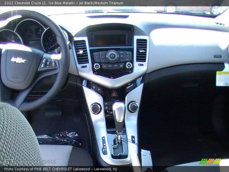 Ice Blue Metallic / Jet Black/Medium Titanium 2012 Chevrolet Cruze LS