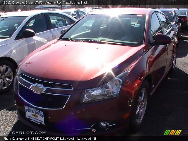 Autumn Red Metallic / Jet Black 2012 Chevrolet Cruze LT/RS