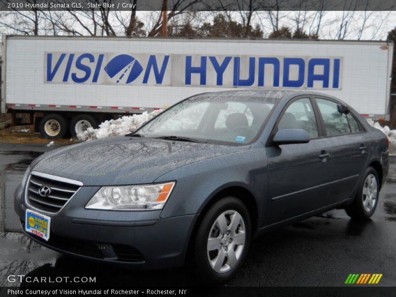 Slate Blue / Gray 2010 Hyundai Sonata GLS