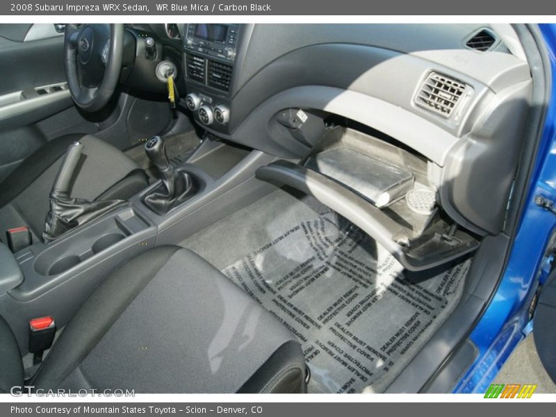 WR Blue Mica / Carbon Black 2008 Subaru Impreza WRX Sedan