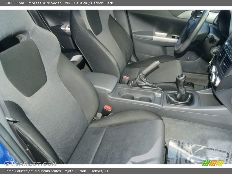 WR Blue Mica / Carbon Black 2008 Subaru Impreza WRX Sedan