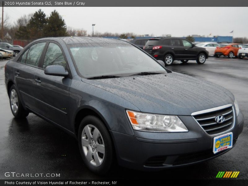 Slate Blue / Gray 2010 Hyundai Sonata GLS