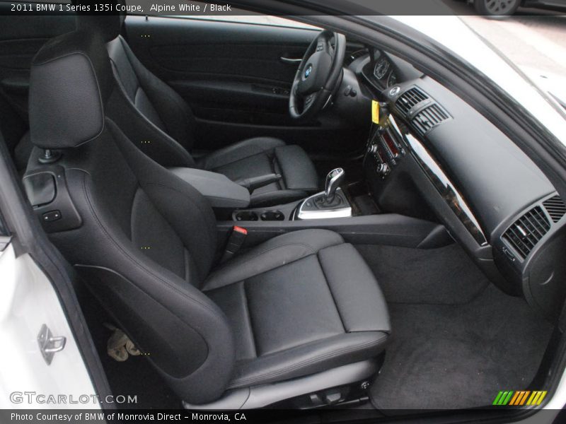 Alpine White / Black 2011 BMW 1 Series 135i Coupe