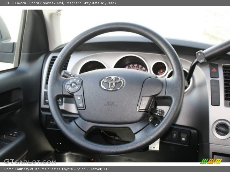 Magnetic Gray Metallic / Black 2012 Toyota Tundra CrewMax 4x4
