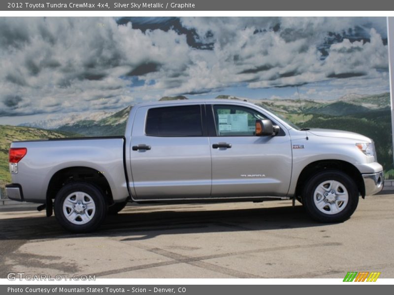 Silver Sky Metallic / Graphite 2012 Toyota Tundra CrewMax 4x4