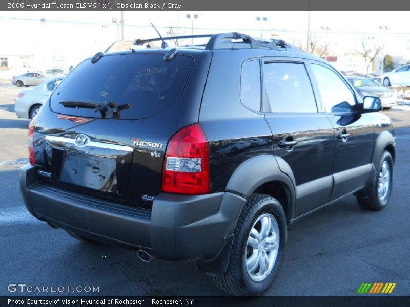 Obsidian Black / Gray 2006 Hyundai Tucson GLS V6 4x4