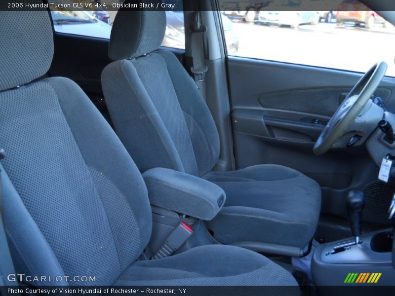 Obsidian Black / Gray 2006 Hyundai Tucson GLS V6 4x4