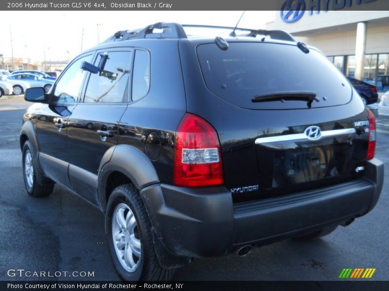 Obsidian Black / Gray 2006 Hyundai Tucson GLS V6 4x4