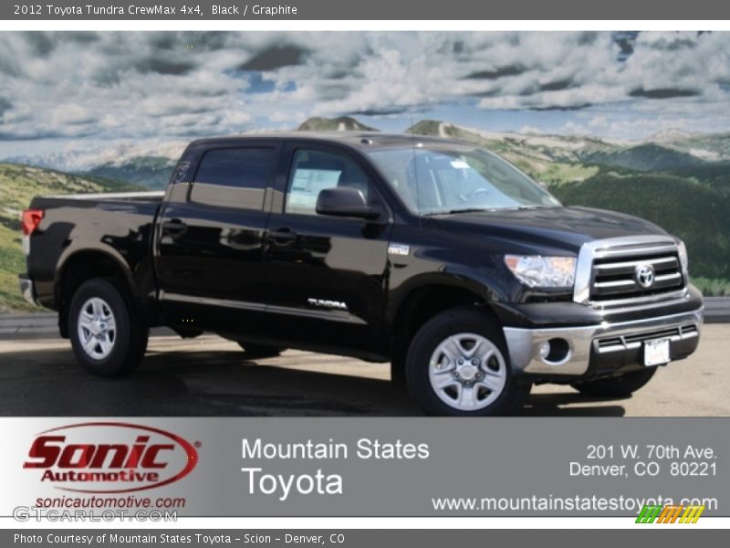 Black / Graphite 2012 Toyota Tundra CrewMax 4x4