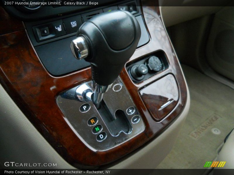  2007 Entourage Limited 5 Speed Shiftronic Automatic Shifter