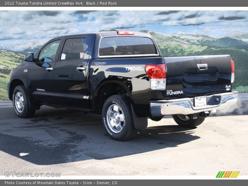 Black / Red Rock 2012 Toyota Tundra Limited CrewMax 4x4
