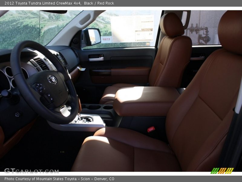 Black / Red Rock 2012 Toyota Tundra Limited CrewMax 4x4