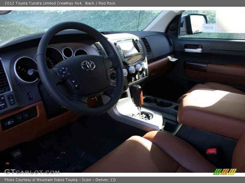 Black / Red Rock 2012 Toyota Tundra Limited CrewMax 4x4