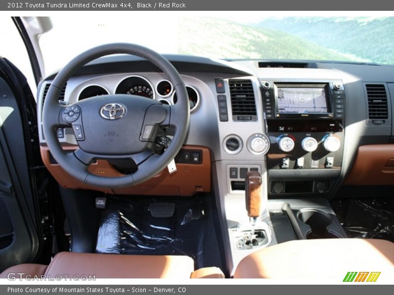 Black / Red Rock 2012 Toyota Tundra Limited CrewMax 4x4