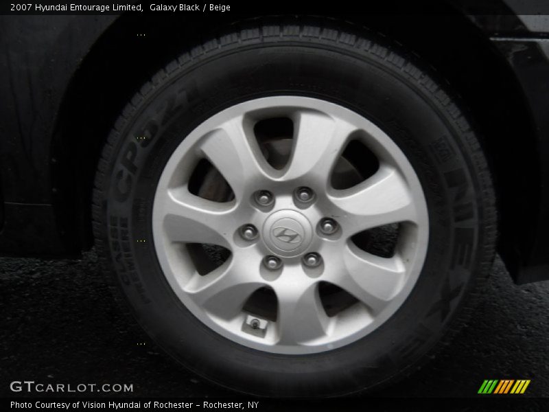 Galaxy Black / Beige 2007 Hyundai Entourage Limited