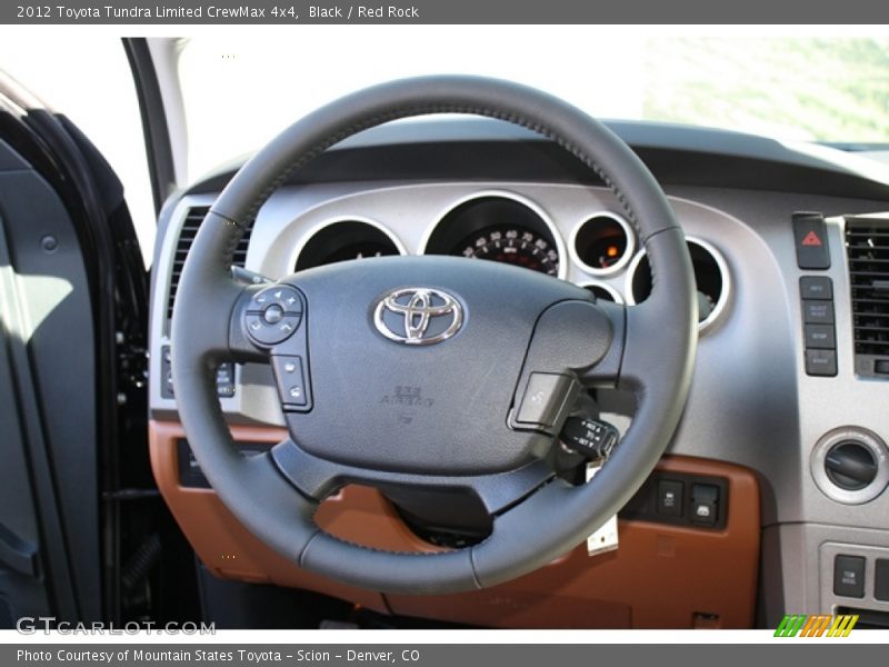 Black / Red Rock 2012 Toyota Tundra Limited CrewMax 4x4