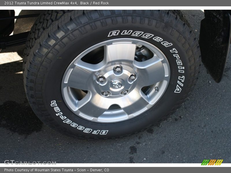 Black / Red Rock 2012 Toyota Tundra Limited CrewMax 4x4