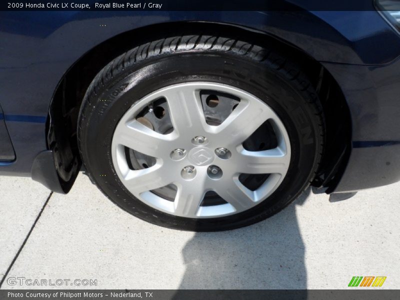 Royal Blue Pearl / Gray 2009 Honda Civic LX Coupe