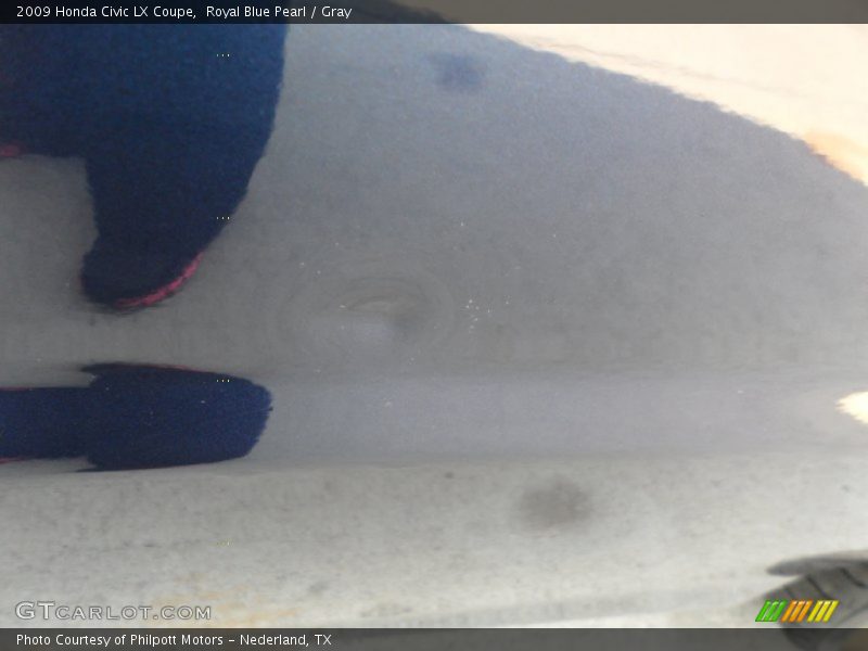 Royal Blue Pearl / Gray 2009 Honda Civic LX Coupe