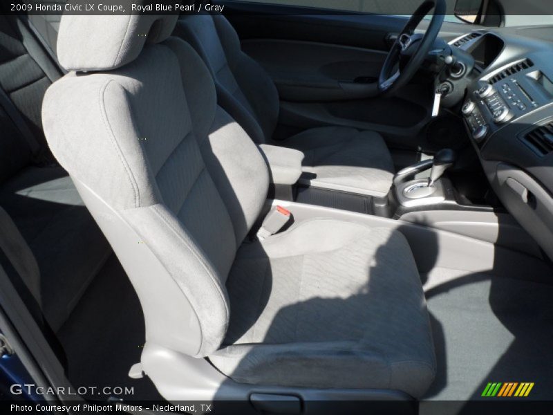 Royal Blue Pearl / Gray 2009 Honda Civic LX Coupe