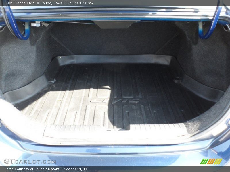 Royal Blue Pearl / Gray 2009 Honda Civic LX Coupe