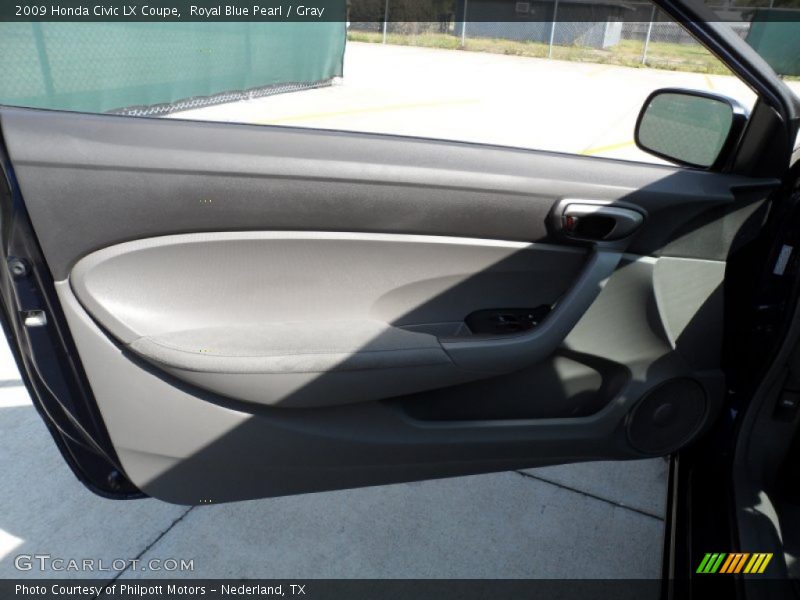 Royal Blue Pearl / Gray 2009 Honda Civic LX Coupe