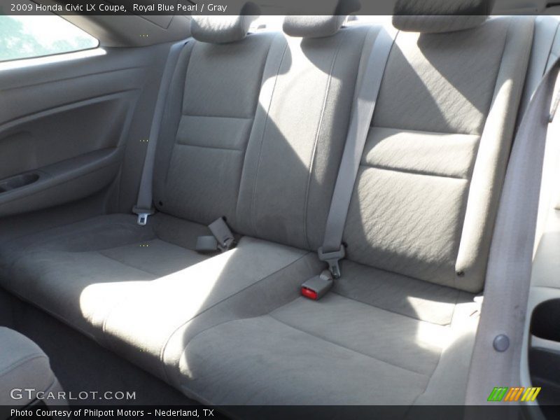 Royal Blue Pearl / Gray 2009 Honda Civic LX Coupe