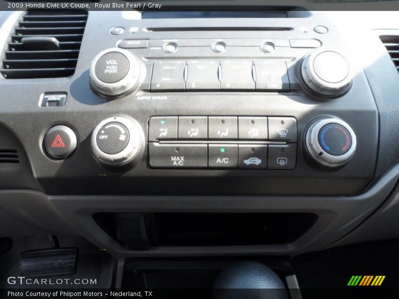 Royal Blue Pearl / Gray 2009 Honda Civic LX Coupe