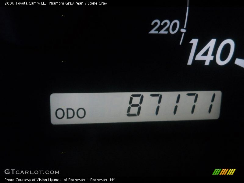 Phantom Gray Pearl / Stone Gray 2006 Toyota Camry LE