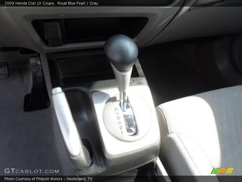 Royal Blue Pearl / Gray 2009 Honda Civic LX Coupe
