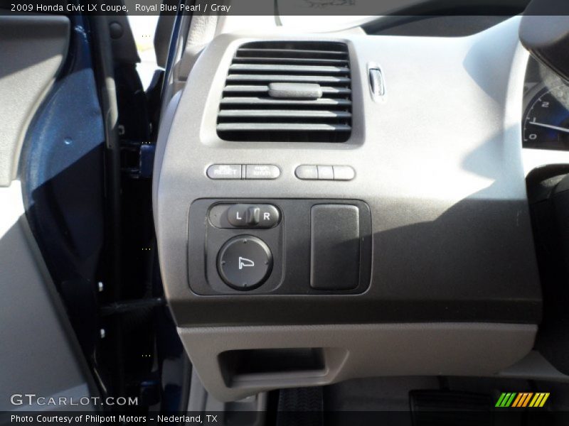 Royal Blue Pearl / Gray 2009 Honda Civic LX Coupe