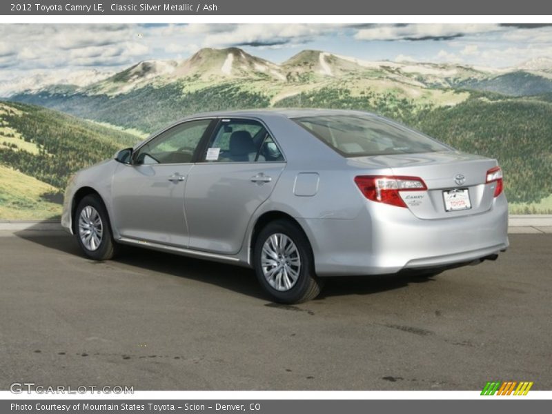 Classic Silver Metallic / Ash 2012 Toyota Camry LE