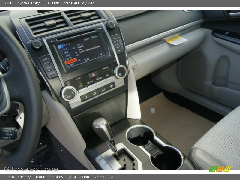 Classic Silver Metallic / Ash 2012 Toyota Camry LE