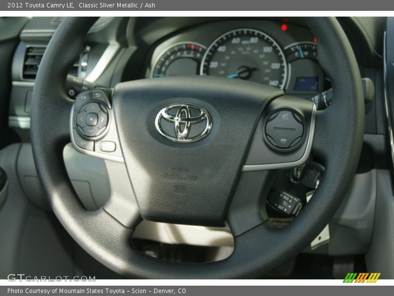 Classic Silver Metallic / Ash 2012 Toyota Camry LE
