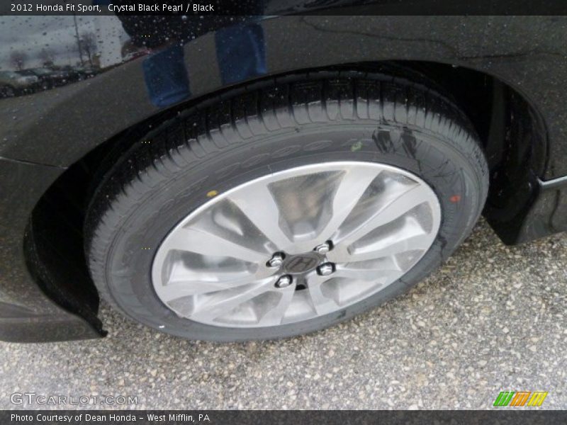 Crystal Black Pearl / Black 2012 Honda Fit Sport