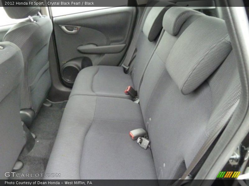Crystal Black Pearl / Black 2012 Honda Fit Sport
