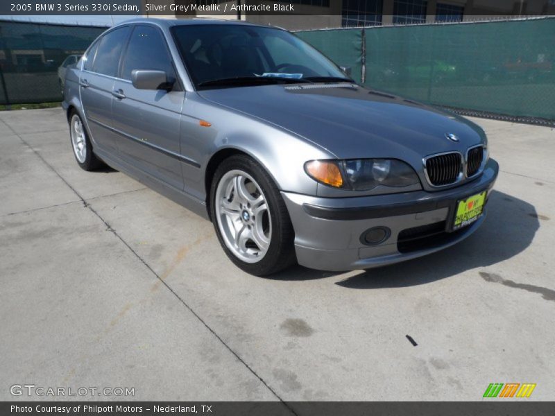 Silver Grey Metallic / Anthracite Black 2005 BMW 3 Series 330i Sedan