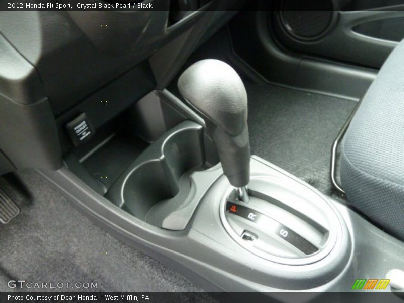 Crystal Black Pearl / Black 2012 Honda Fit Sport