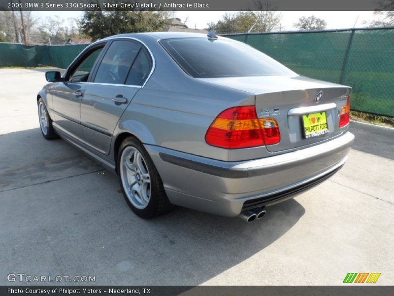 Silver Grey Metallic / Anthracite Black 2005 BMW 3 Series 330i Sedan