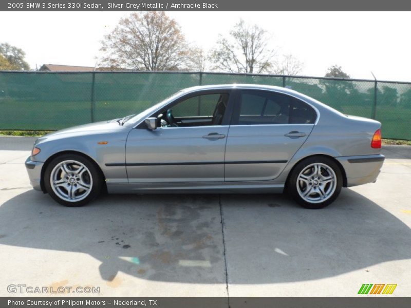 Silver Grey Metallic / Anthracite Black 2005 BMW 3 Series 330i Sedan