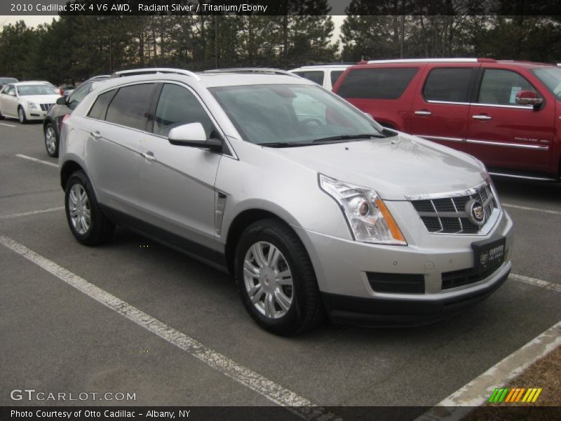 Radiant Silver / Titanium/Ebony 2010 Cadillac SRX 4 V6 AWD