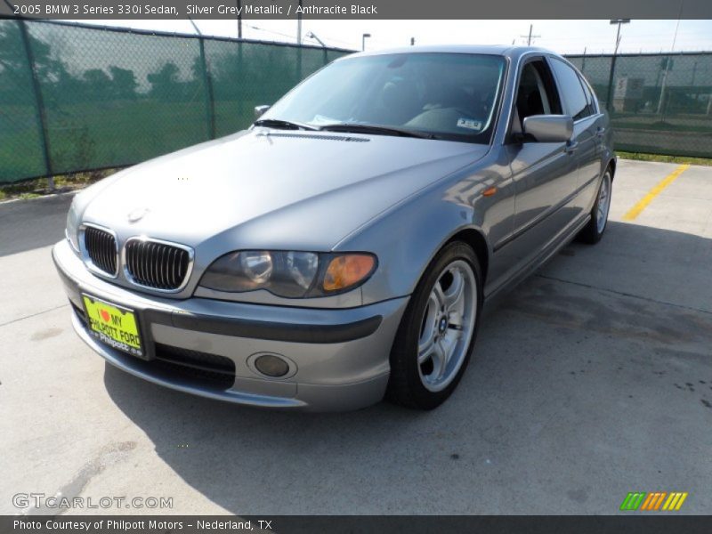 Silver Grey Metallic / Anthracite Black 2005 BMW 3 Series 330i Sedan