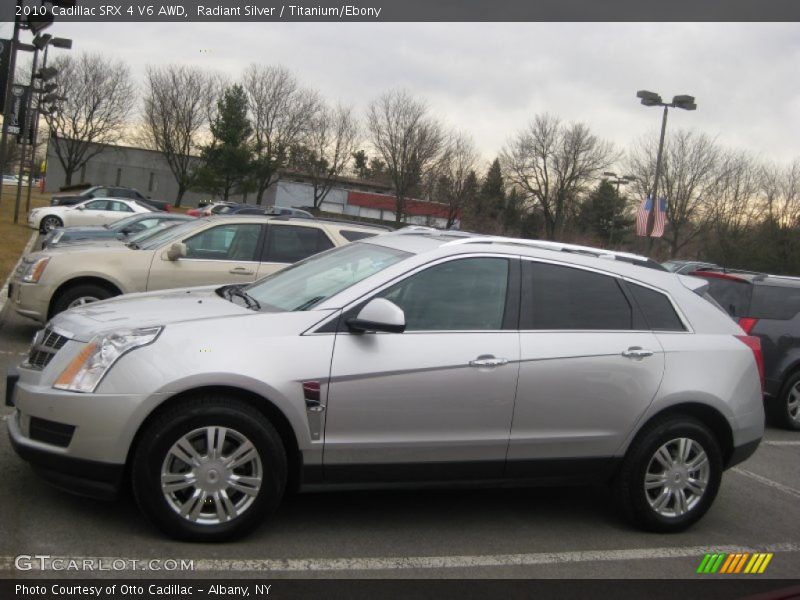 Radiant Silver / Titanium/Ebony 2010 Cadillac SRX 4 V6 AWD