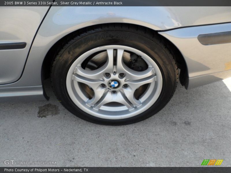 Silver Grey Metallic / Anthracite Black 2005 BMW 3 Series 330i Sedan